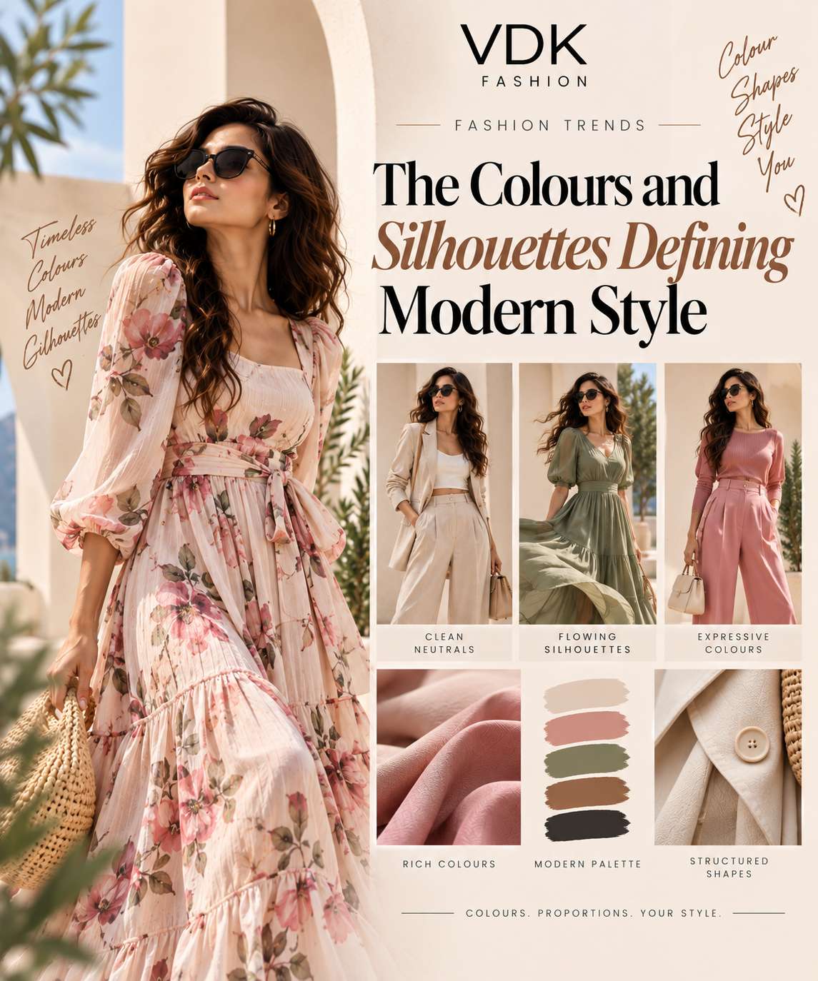 The Colours and Silhouettes Defining Modern Style