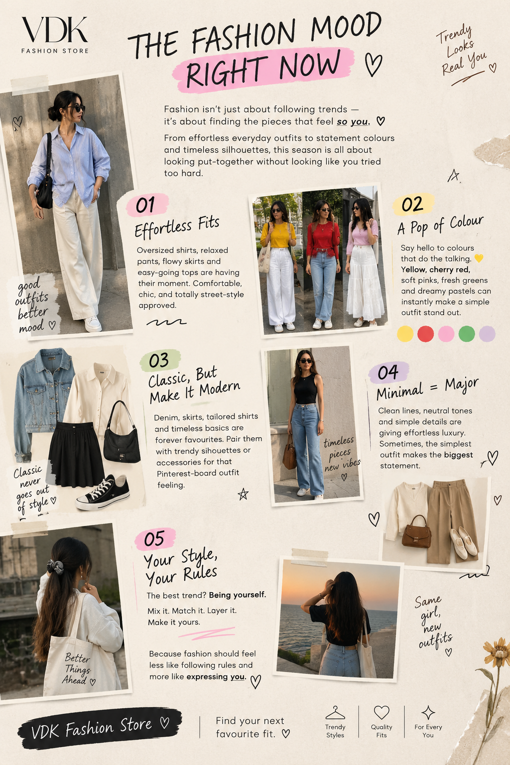 The fashion mood right now