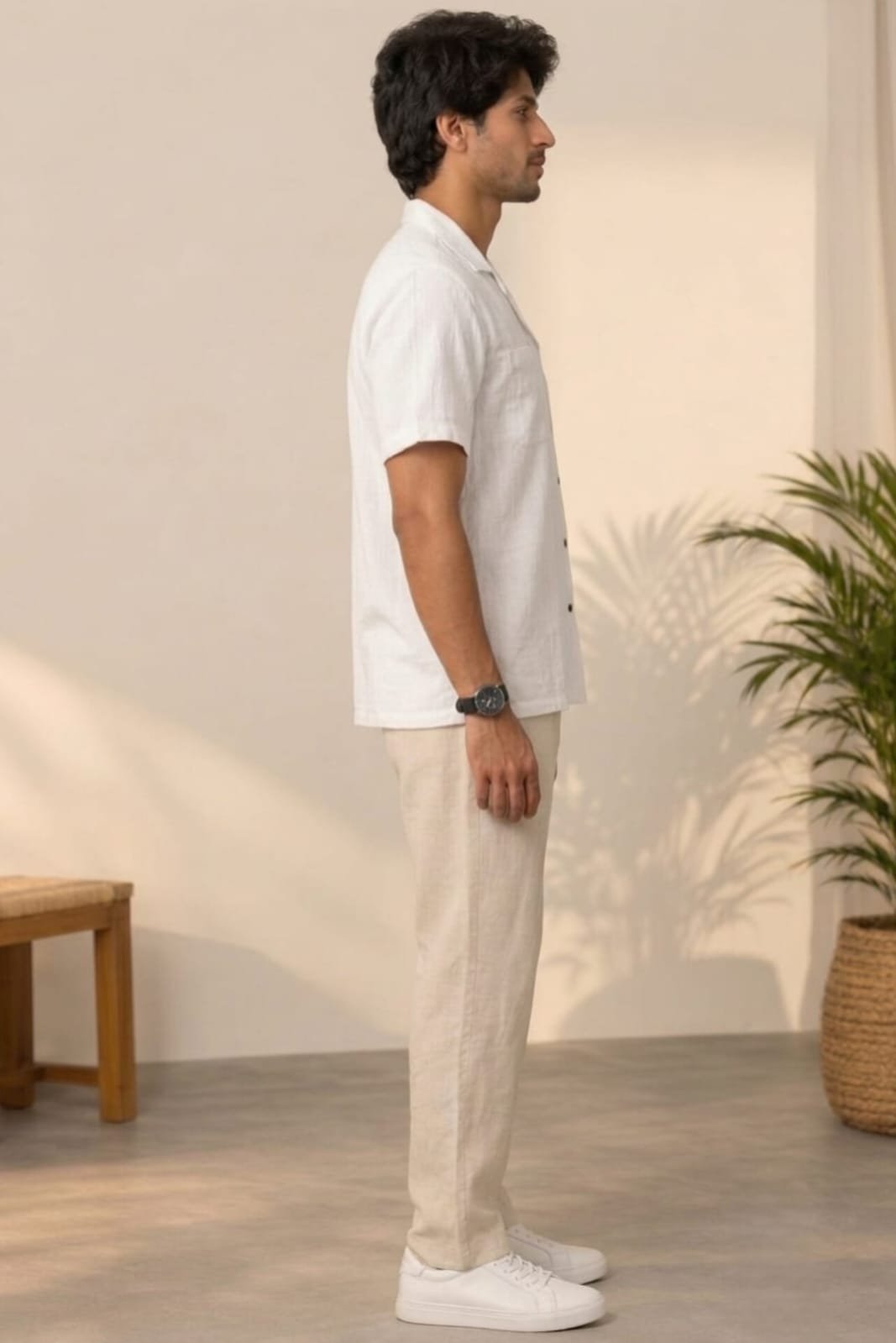 Men’s White Casual Classic