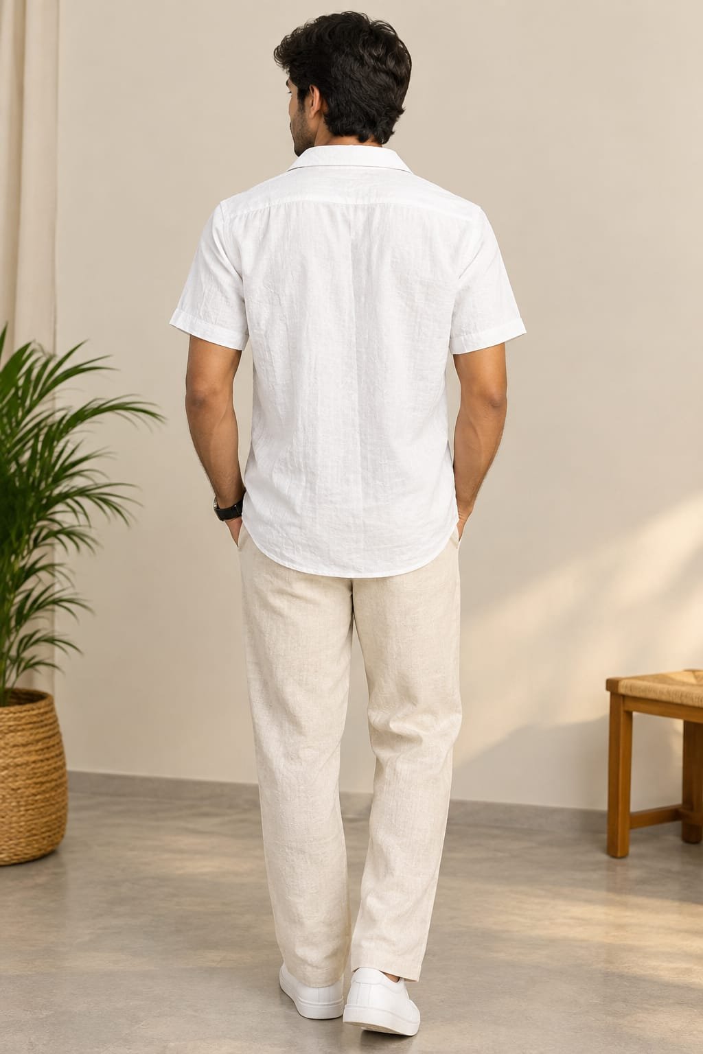 Men’s White Casual Classic