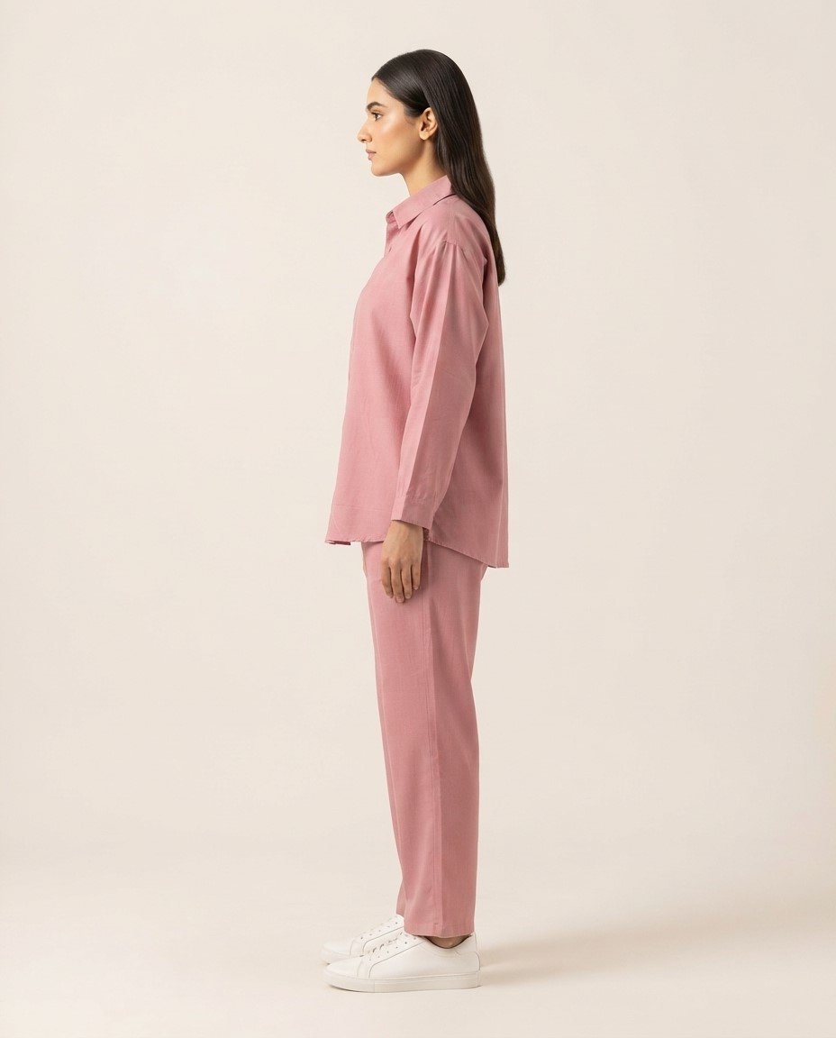 Women’s Dusty Pink Relaxed Co-ord Set