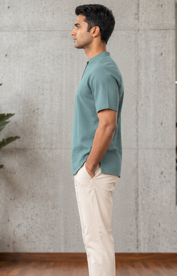 Men’s V Neck Short Sleeve Shirt