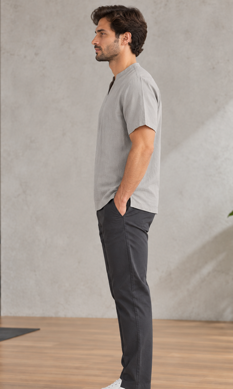 Men’s V Neck Short Sleeve Shirt