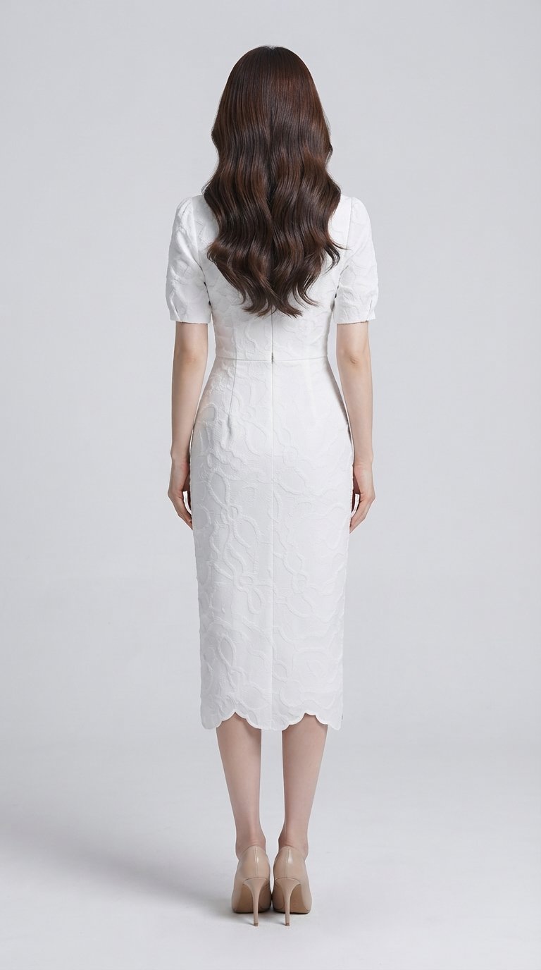 Women’s Ivory Floral Blazer Dress
